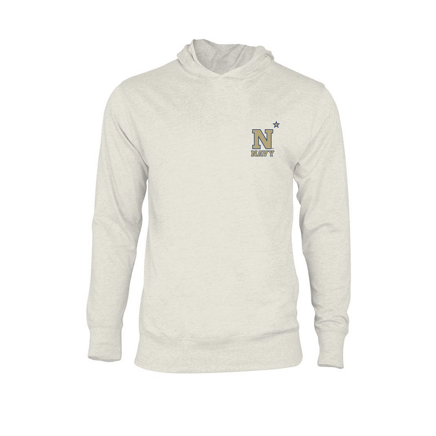 Navy LS Hooded Tee