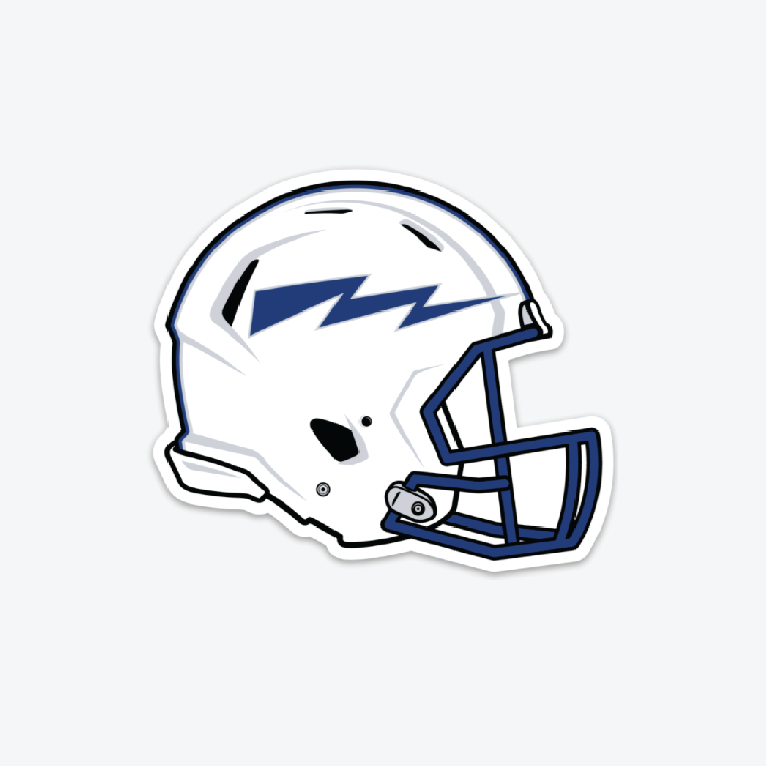 USAFA Football Helmet Sticker Authentically American LLC USAFA Football Helmet Sticker Authentically American LLC