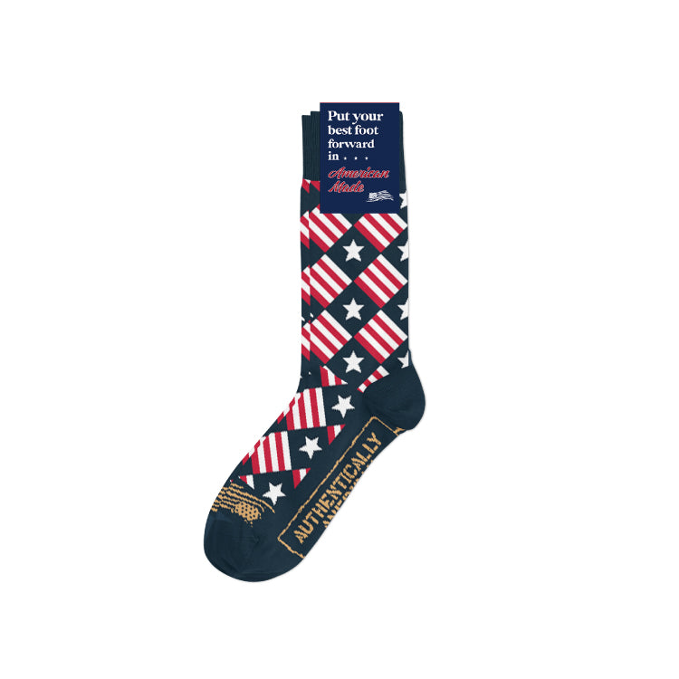Flag Grid Socks