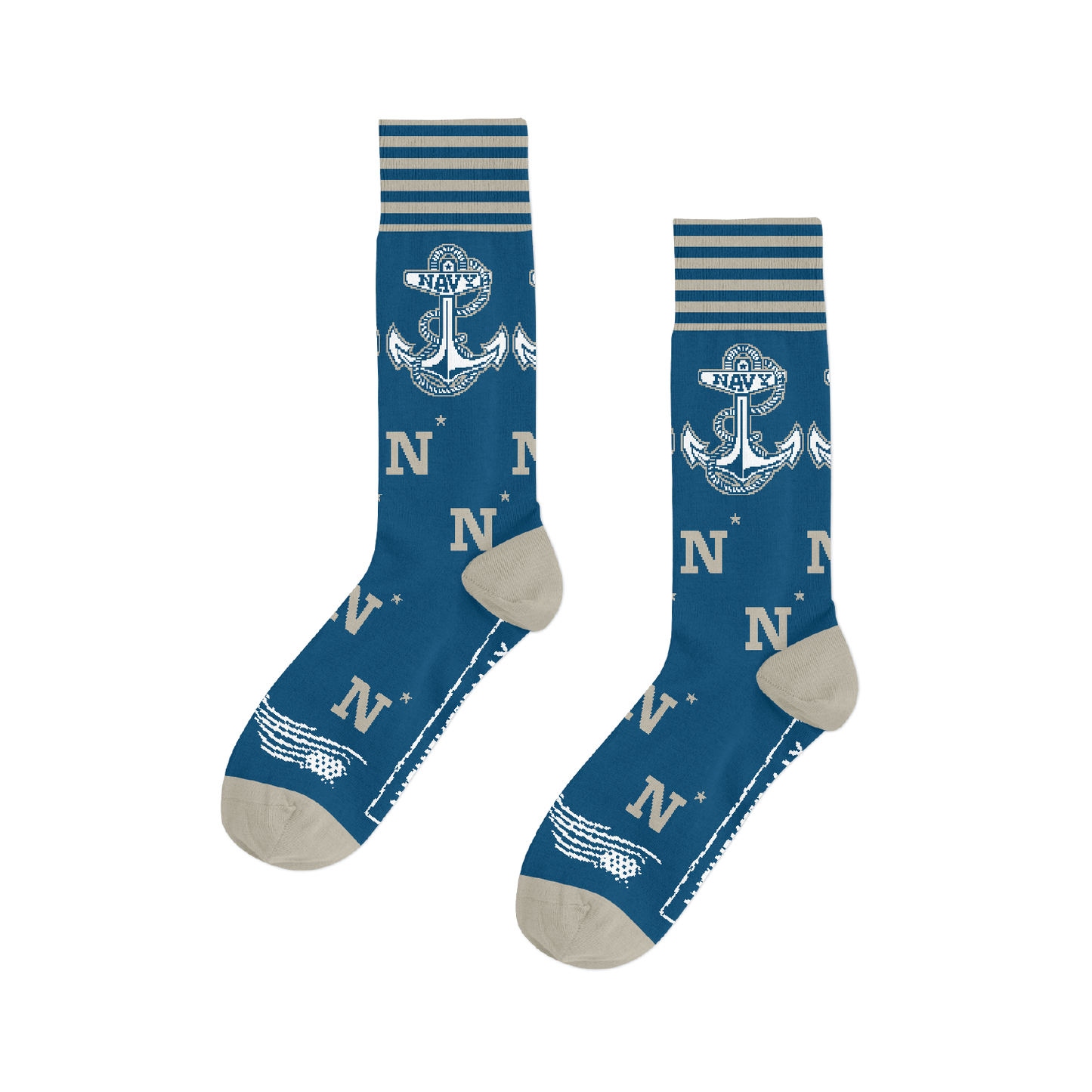 USNA Anchor Socks