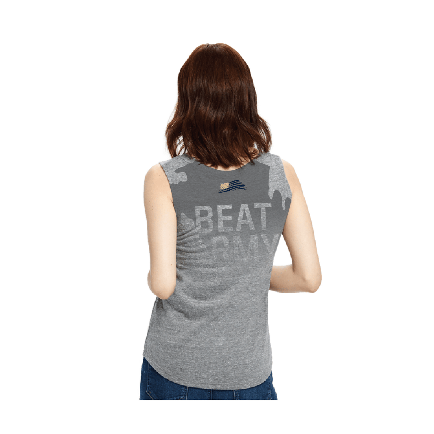 Women's Go Navy - Beat Army Sweat Tank