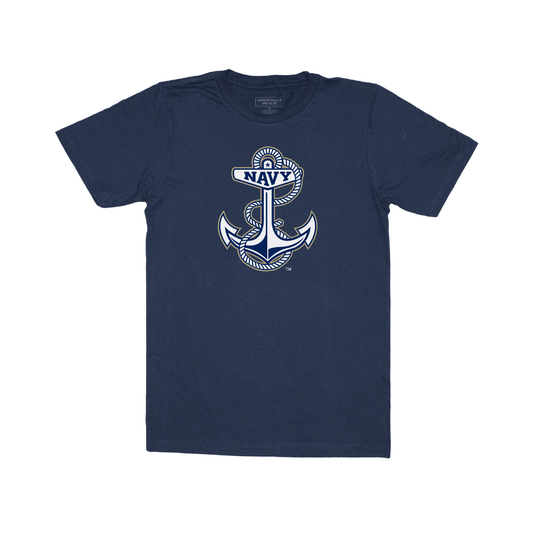 Navy Anchor Tee