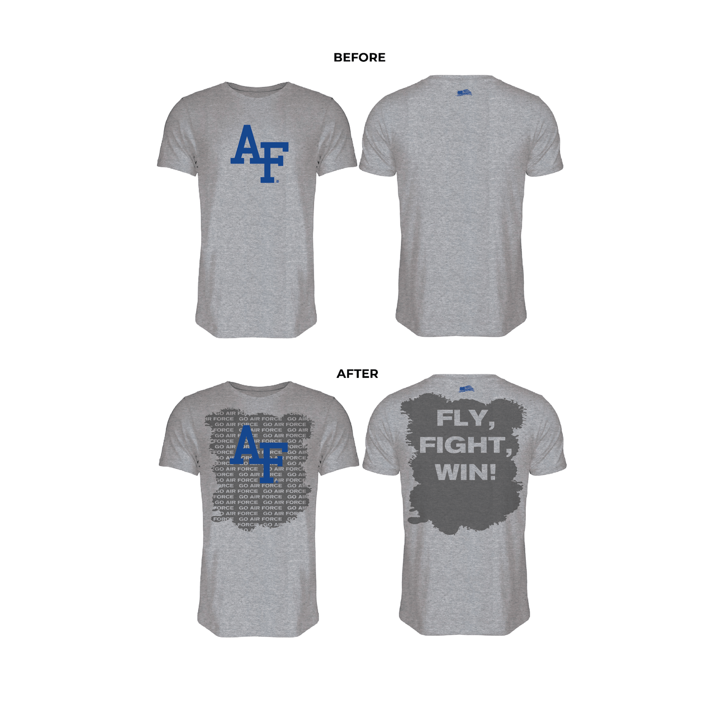 Go Air Force Sweat Tee