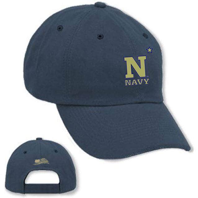 Navy "Dad" Hat Cap Authentically American LLC Navy