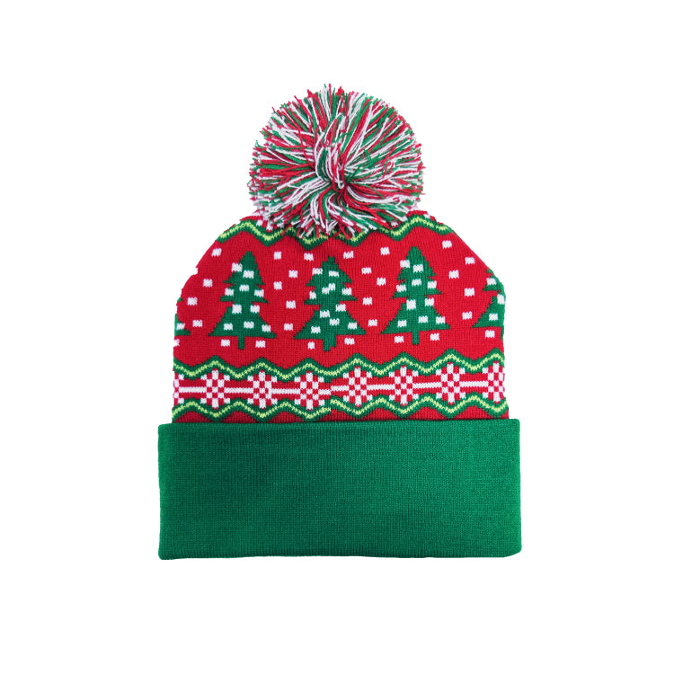 Christmas Sweater Pom Beanie