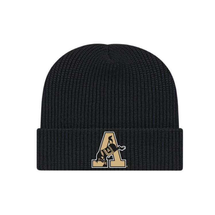 Army Kicking Mule Ribbed Beanie with Cuff