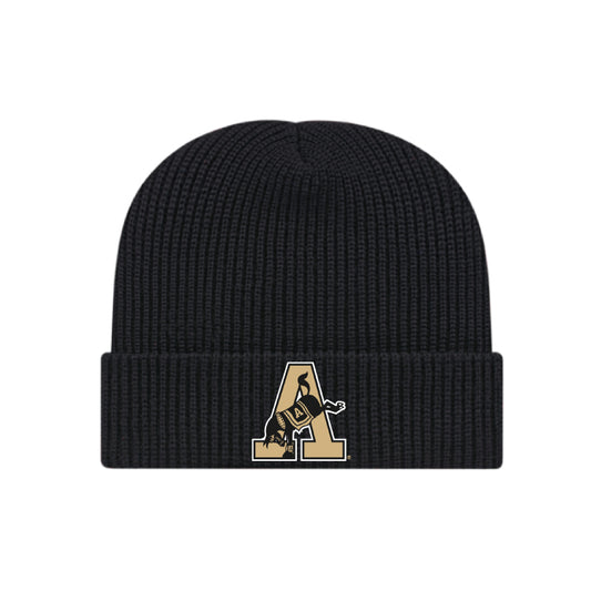 Army Kicking Mule Ribbed Beanie with Cuff