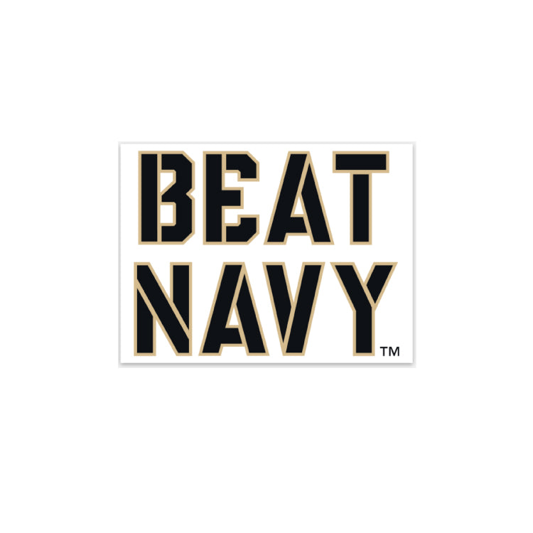 BEAT NAVY Stencil Sticker