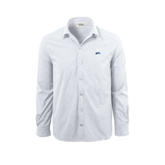 Chambray Long Sleeve Button-Down Shirt