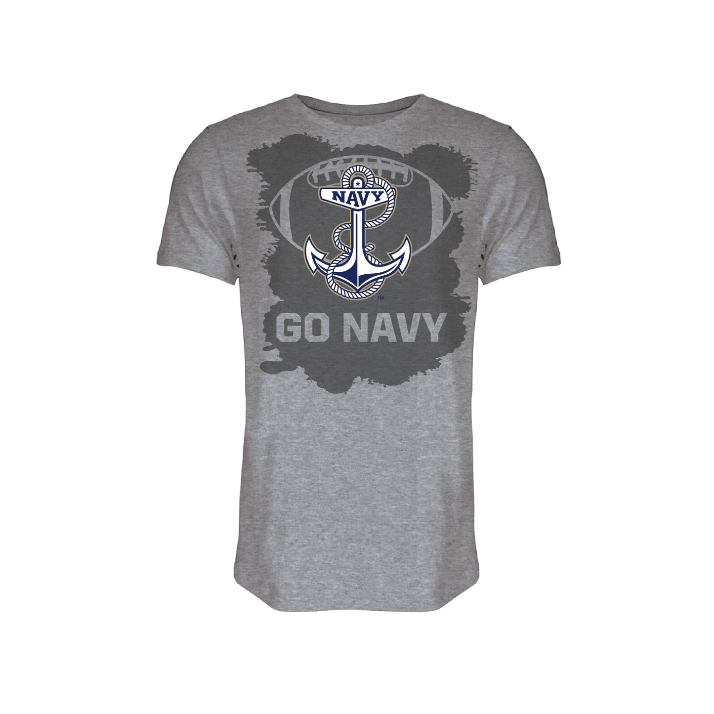 Navy Football Sweat Tee