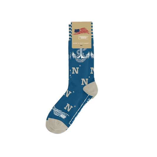 USNA Anchor Socks