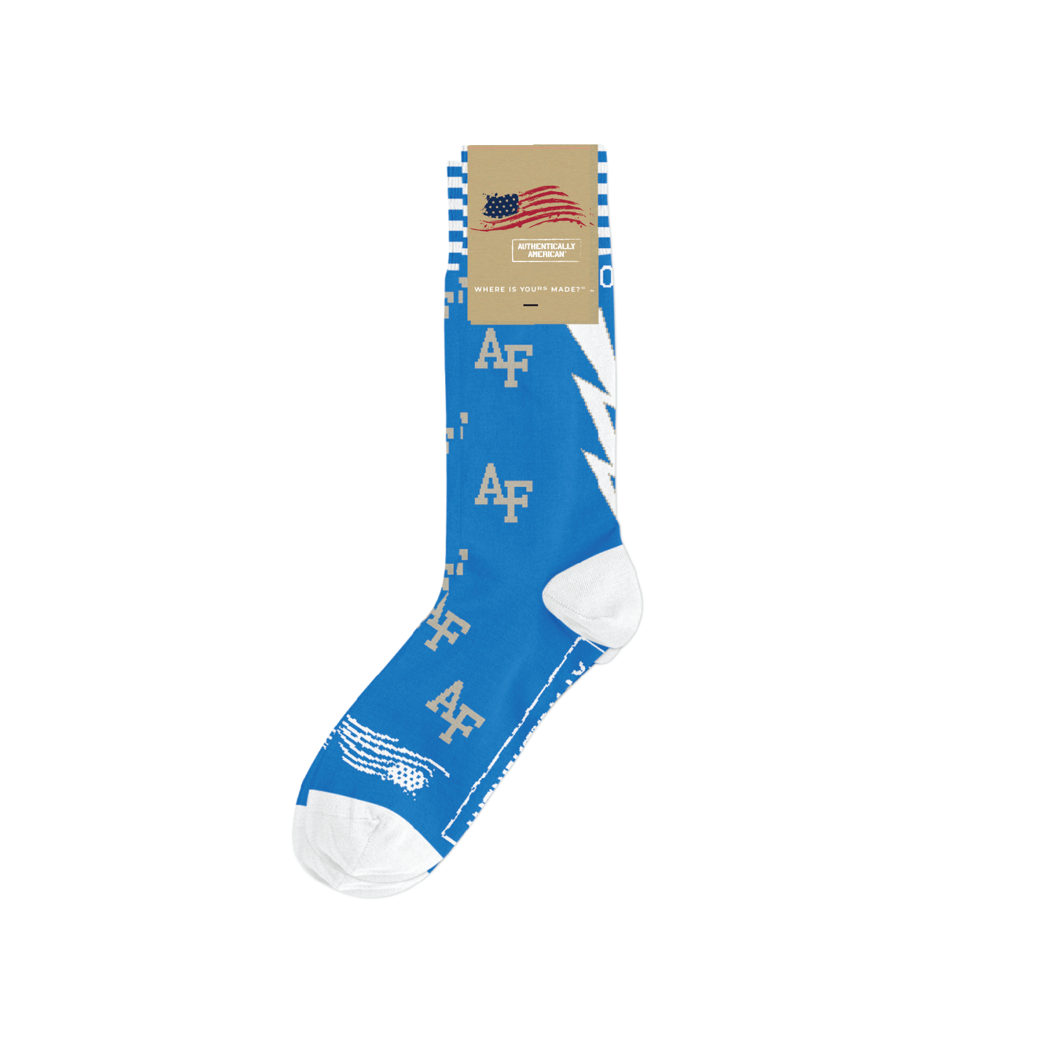 Authentically American - USAFA 2021 Socks – Wheres yours made?