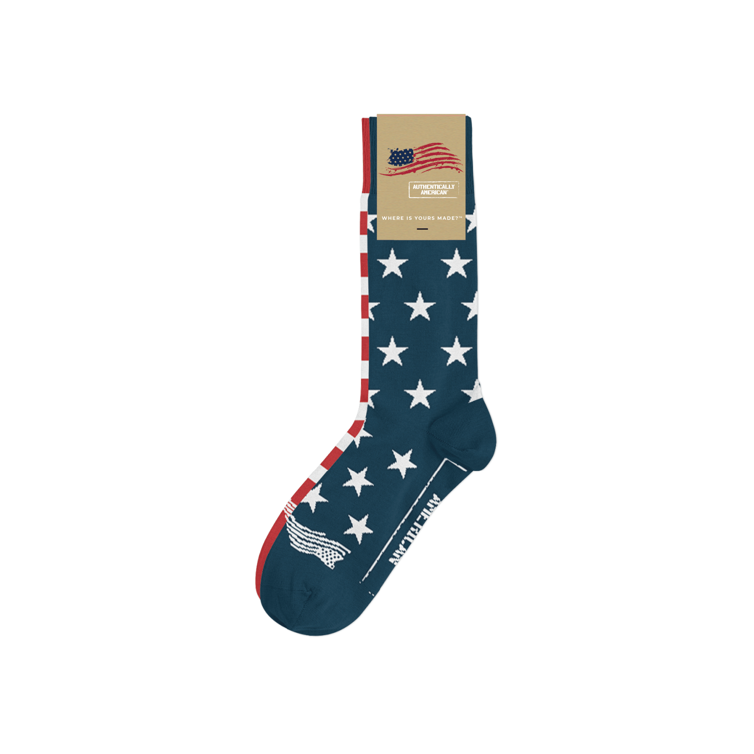 Red/Blue Stars & Stripes Socks – Authentically American...