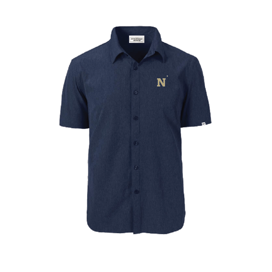 Navy SS Button-Down