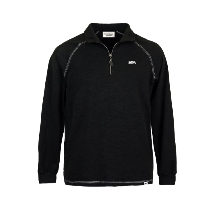 Cotton Slub Qtr Zip