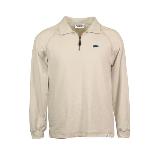 Cotton Slub Qtr Zip